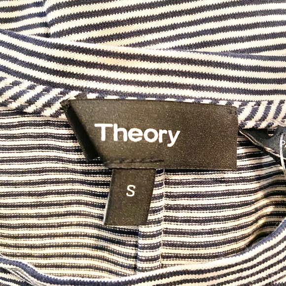 Theory Continuous Stripe T Shirt Dress Small NWT - Picture 4 of 5